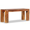vidaXL Bench Acacia Honey Brown Solid Acacia Wood Medium Durable