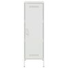 vidaXL Highboard White Steel 44.5 in tall, 15.4 in wide, 14.2 in deep
