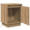 vidaXL Bedside Cabinet Artisan Oak 15.35 x 13.58 x 19.69 in