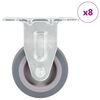 vidaXL 8 pcs Fixed Casters 1.97 " (2x143416)