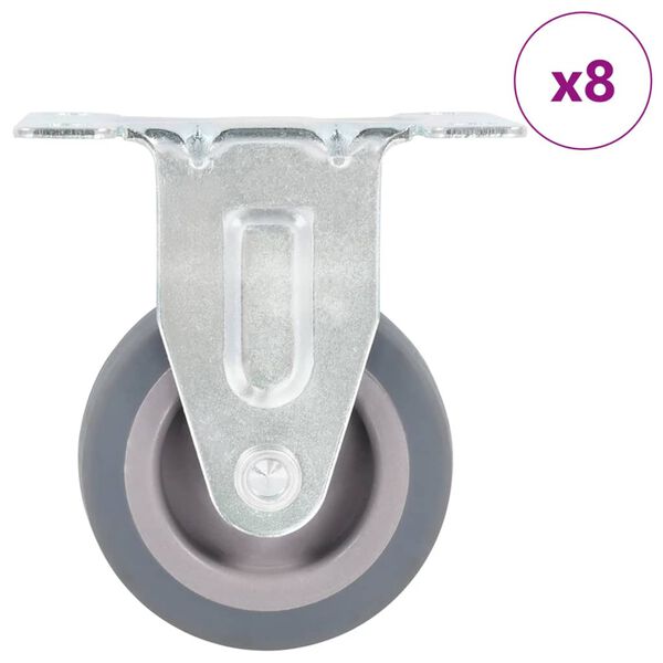 vidaXL 8 pcs Fixed Casters 1.97 " (2x143416)