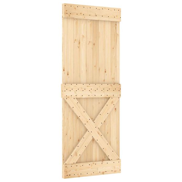 vidaXL Door NARVIK 31.5"x82.7" Solid Wood Pine