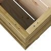vidaXL Garden Planter Natural wood Vacuum pressure treated pinewood