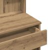 vidaXL Dressing Table Artisan Oak Engineered wood, Glass Large