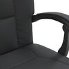 vidaXL Reclining Office Chair Black