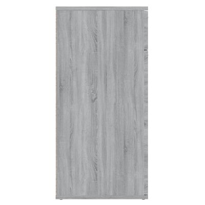 vidaXL Sideboard Gray Sonoma 31.5"x14.2"x29.5" Engineered Wood