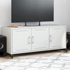 vidaXL TV Cabinet White Cold-rolled Steel Medium TV Cabinet