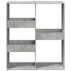 vidaXL Room Divider Concrete Grey Engineered Wood Medium Modern