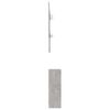 vidaXL Hallway Unit Concrete Gray 39.4"x9.8"x30.1" Engineered Wood