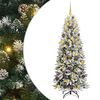 vidaXL Artificial Christmas Tree with 300 LEDs White 70.87 in
