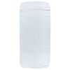 vidaXL Beach Towel Set of 2 White Fabric (84% cotton, 16% polyester)
