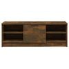 vidaXL TV Cabinet Smoked oak Engineered wood 40.2 x 14.0 x 14.4 in