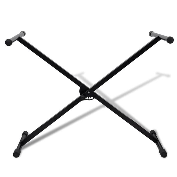 vidaXL Adjustable Keyboard Stand and Stool Set