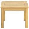 vidaXL Coffee Table Natural Wood Solid Acacia Wood 17.7x17.7 in Simple