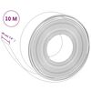 vidaXL Garden Edgings 2 pcs Gray 32.8' 7.9" Polyethylene