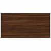 vidaXL Wall Shelf Set of 4 Brown oak Engineered wood 23.6 x 11.8 in
