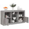 vidaXL Sideboard Grey sonoma Engineered wood Medium Sideboard
