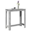 vidaXL Bar Table Concrete grey Engineered wood Tall Snazzy Design