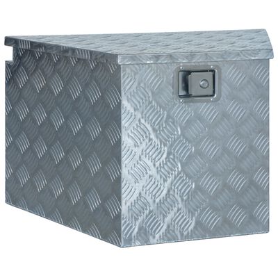 vidaXL Aluminum Box 29"/15"x16.1"x18.1" Silver