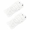 vidaXL Hay Net Set of 2 White Polypropylene 59.1 x 35.4 in Foldable
