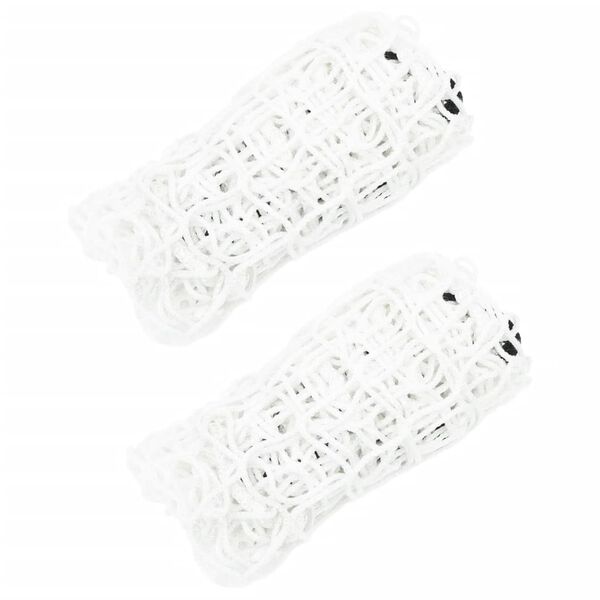 vidaXL Hay Net Set of 2 White Polypropylene 59.1 x 35.4 in Foldable