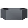 vidaXL Garden Planter Anthracite Steel Large Durable Garden Planter