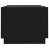 vidaXL Coffee Table Black Engineered Wood Medium Modern Coffee Table