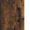 vidaXL Wall Cabinet Smoked Oak Engineered Wood Medium Wall Cabinet