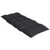 vidaXL Highback Chair Cushion Set of 2 Black