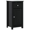 vidaXL Bathroom Furniture Set Black