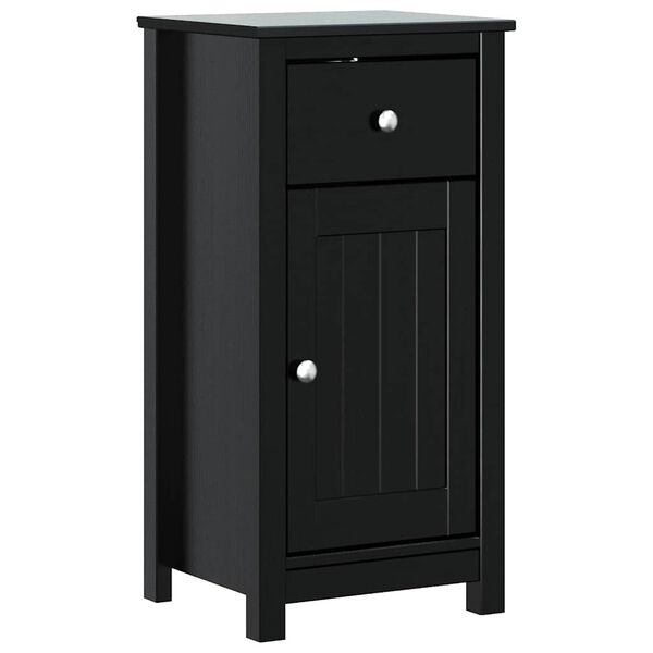 vidaXL Bathroom Furniture Set Black