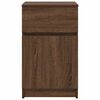 vidaXL Bedside Cabinet Brown Oak Engineered Wood Medium Bedside Cabinet