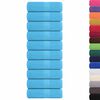 vidaXL Soap Towel Set of 10 Turquoise 100% Cotton 11.8 x 11.8 in