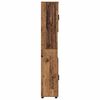 vidaXL Bathroom Cabinet with Storage Old Wood 11.81 x 13.78 x 75.59 in