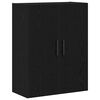 vidaXL Wall-mounted Cabinet Black Oak 27.36 x 13.39 x 35.43 in