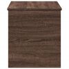 vidaXL Storage Box Brown Oak Engineered Wood Medium Rectangular Modern