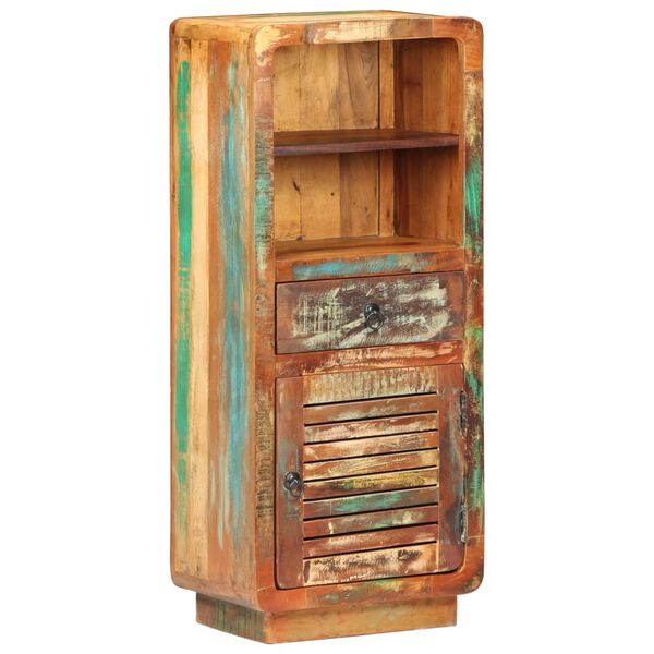 vidaXL Highboard Multicolor Solid reclaimed wood Highboard Rectangular