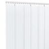 vidaXL Door Curtain Transparent 7.87"x0.06" 32.8' PVC