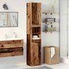 vidaXL Bathroom Cabinet Old wood Engineered wood Tall Bathroom Cabinet