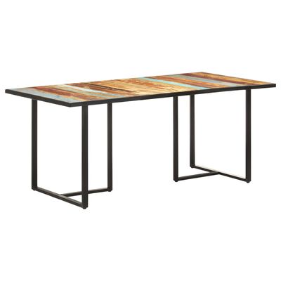 vidaXL Dining Table 70.9" Solid Reclaimed Wood