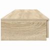 vidaXL Bed Drawers Sonoma Oak 53.15 x 14.37 x 6.50 in Engineered Wood
