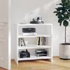 vidaXL Sideboard White 27.6"x15.9"x29.5" Engineered Wood