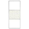 vidaXL Walk-in Shower Wall ESG Glass with Stone Design 39.4"x76.8"