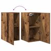 vidaXL TV Cabinet Set of 2 Rustic wood Engineered wood Medium