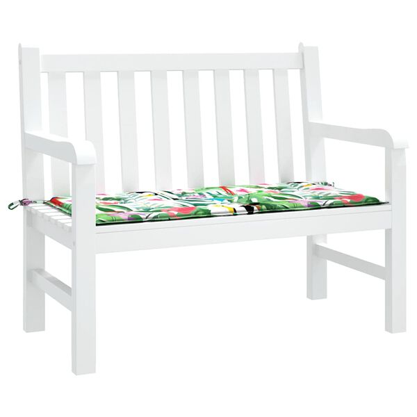 vidaXL Patio Bench Cushion Multicolour 39.4x19.7x1.6" Oxford Fabric
