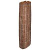 vidaXL Bark Fence Natural 39.37 x 236.22 in Bark