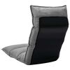 vidaXL Floor Chair Light gray Fabric, Foam Compact Foldable