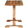 vidaXL Dining Table Multicolor Solid reclaimed wood Medium