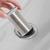 vidaXL Push Drain without Overflow Function Chrome 2.5x2.5x3.6"