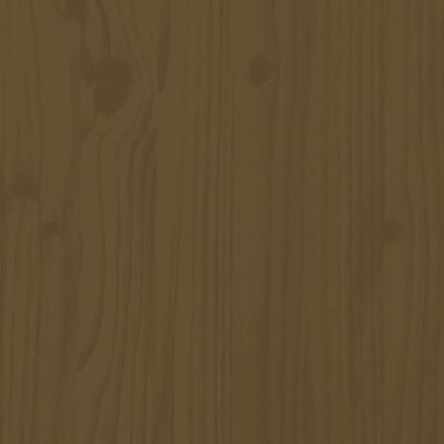 vidaXL Sideboard Honey Brown 12.6"x13.4"x29.5" Solid Wood Pine